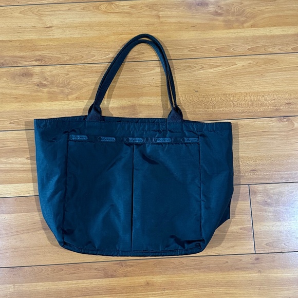 LeSportsac Black Mini Zip Tote - Picture 2 of 7